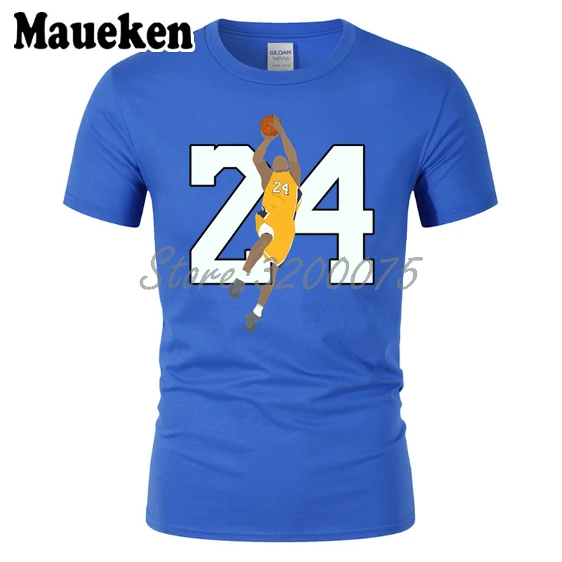 Мужская футболка Kobe Bryant 24 с круглым вырезом W19032301|t shirt men|t shirtshirt men |