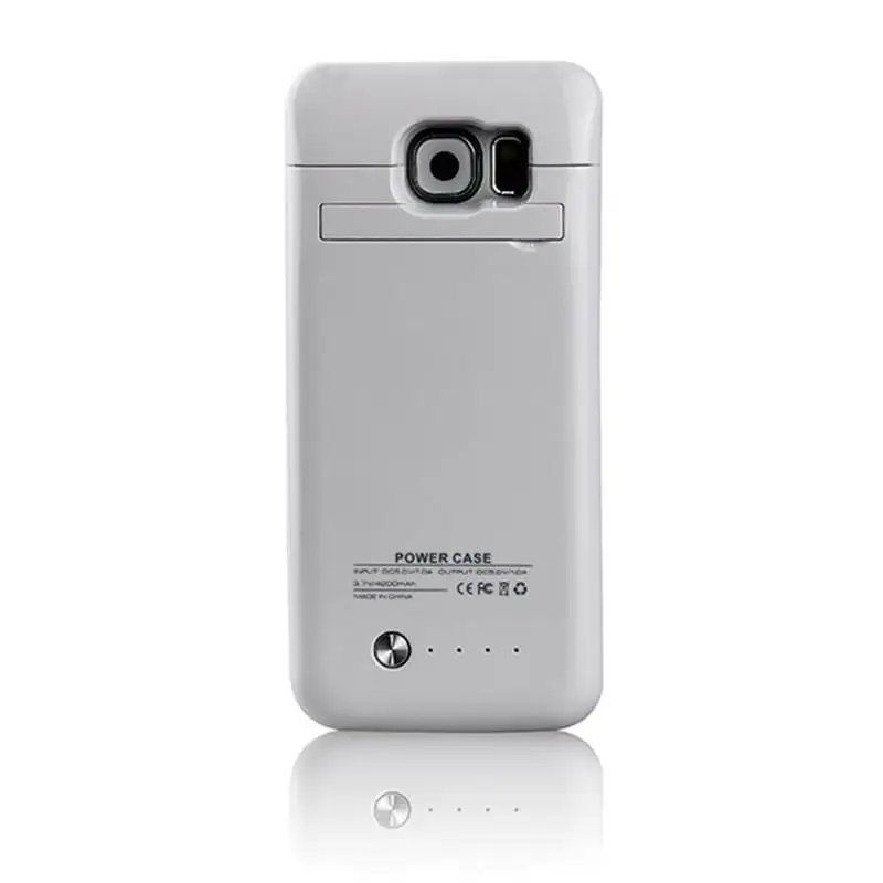 Двойное время использования! Чехол для samsung S6 edge power 4200 мАч Внешнее зарядное устройство чехол батареи s Galaxy S 6