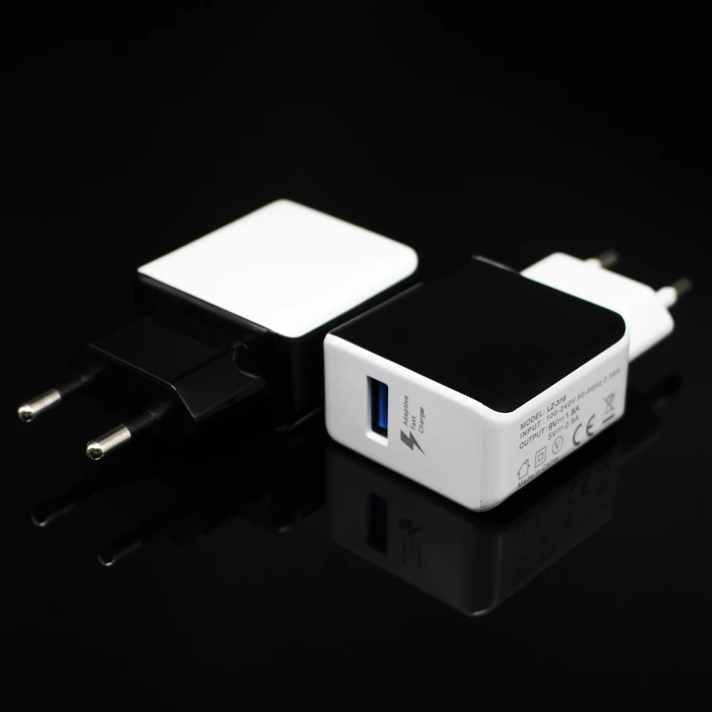 Высокое качество 5В 2.5A ЕС вилка USB быстрое зарядное устройство мобильный телефон