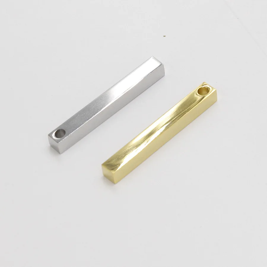 5x40mm Stainless Steel Polished Golden Color Long Pendant for Jewelry Making DIY Findings Accessories | Украшения и аксессуары