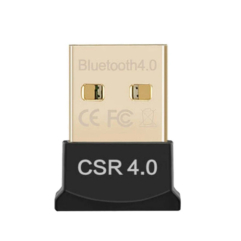 Flat head Беспроводной usb-адаптер Bluetooth CSR 4,0 двухрежимный мини bluetooth-передатчик для ПК Windows 10 8 Win 7 Vista XP Linux - Цвет: Flat head