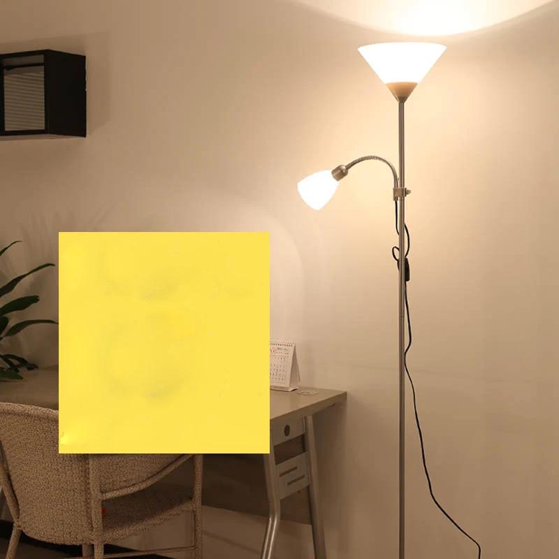 Напольная Лампа с двумя стеклянными оттенками для спальни украшения