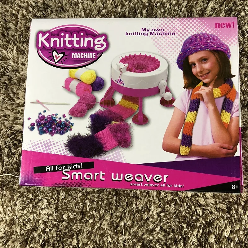 Вязальная машина для вязания шерсти 22 дюйма детских шарфов ручной вязки шапок