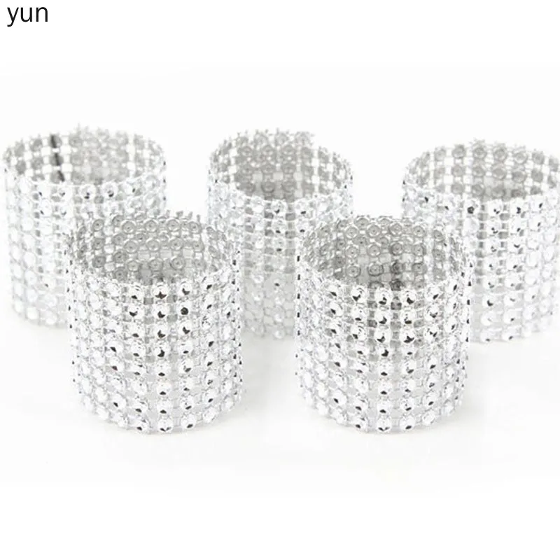 Кольца для салфеток Свадебные с бриллиантами 20 шт.|Кольца салфеток| |