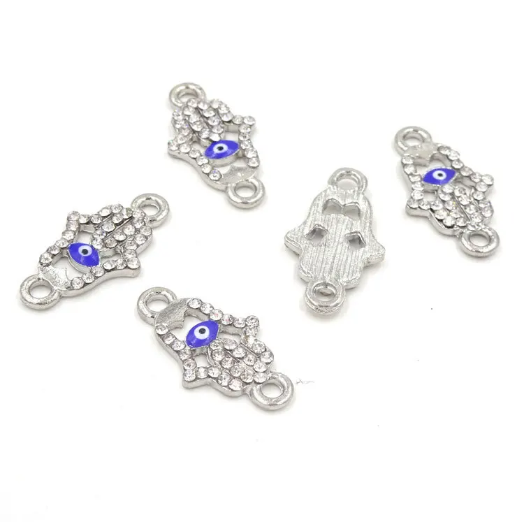 22 5*12 мм синий сглаза Хамса ручные коннекторы прозрачный разъем из горного