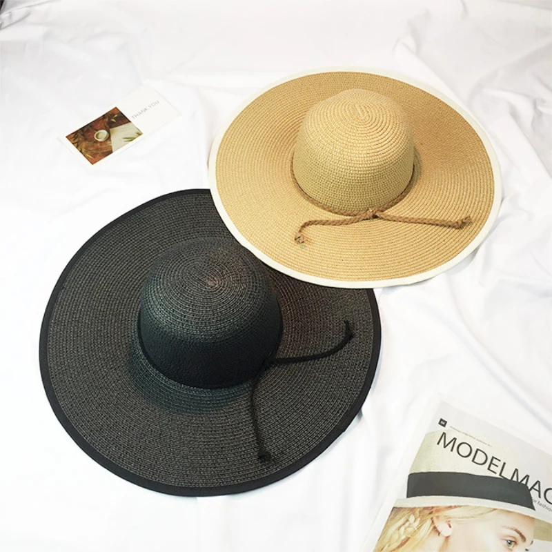 HT995 2017 новые летние солнцезащитные шляпы для женщин с большими полями пляжные