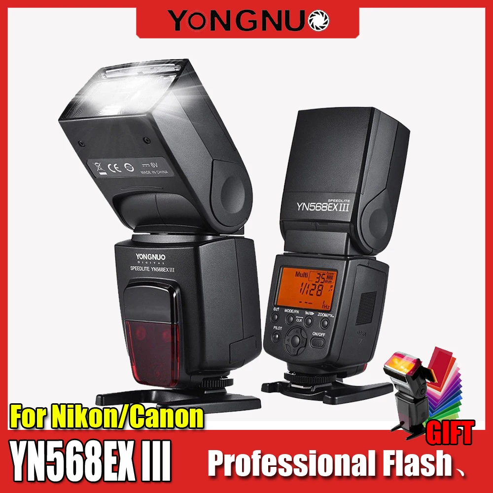 Вспышка YONGNUO YN568EX III C N speed lite 568EXC ttl Master High Sync 1/8000s для CANON 5D2 5D3 6D 7D 60D nikon|Фотовспышки| |