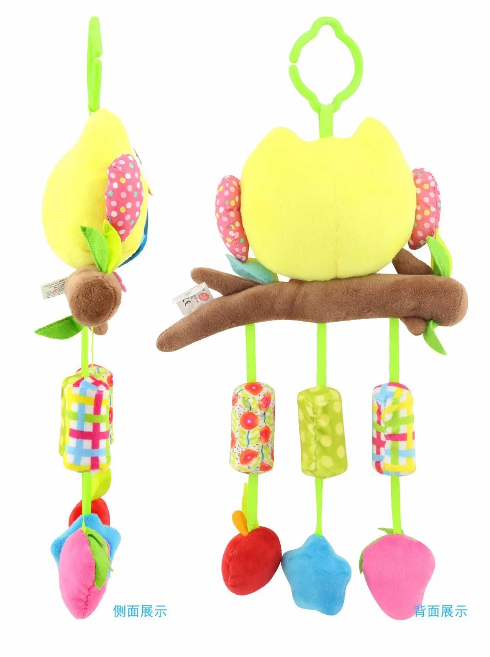 Happy Monkey Wind Chime возьмите с собой животных стилей детские кроватки коляска Мягкая Кровать Висячие колокольчики погремушки игрушки для детей подарок