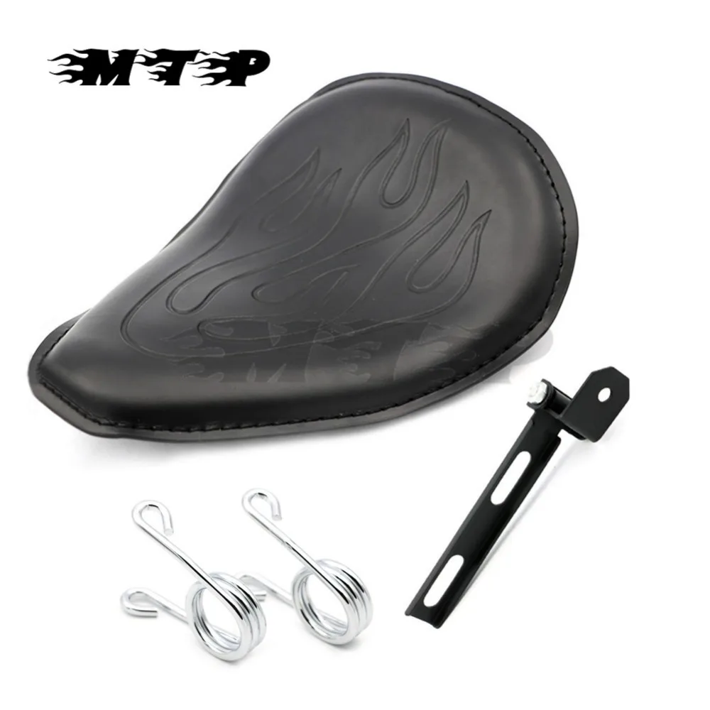 Мотоцикл Пламя Solo кожаное сиденье монтажные пружины кронштейнов комплект для