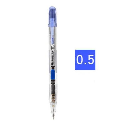 Pentel PD105T боковой пресс 0,5 мм 0,7 мм механический карандаш для школы и офиса канцелярские принадлежности - Цвет: 1- pcs blue 0.5mm