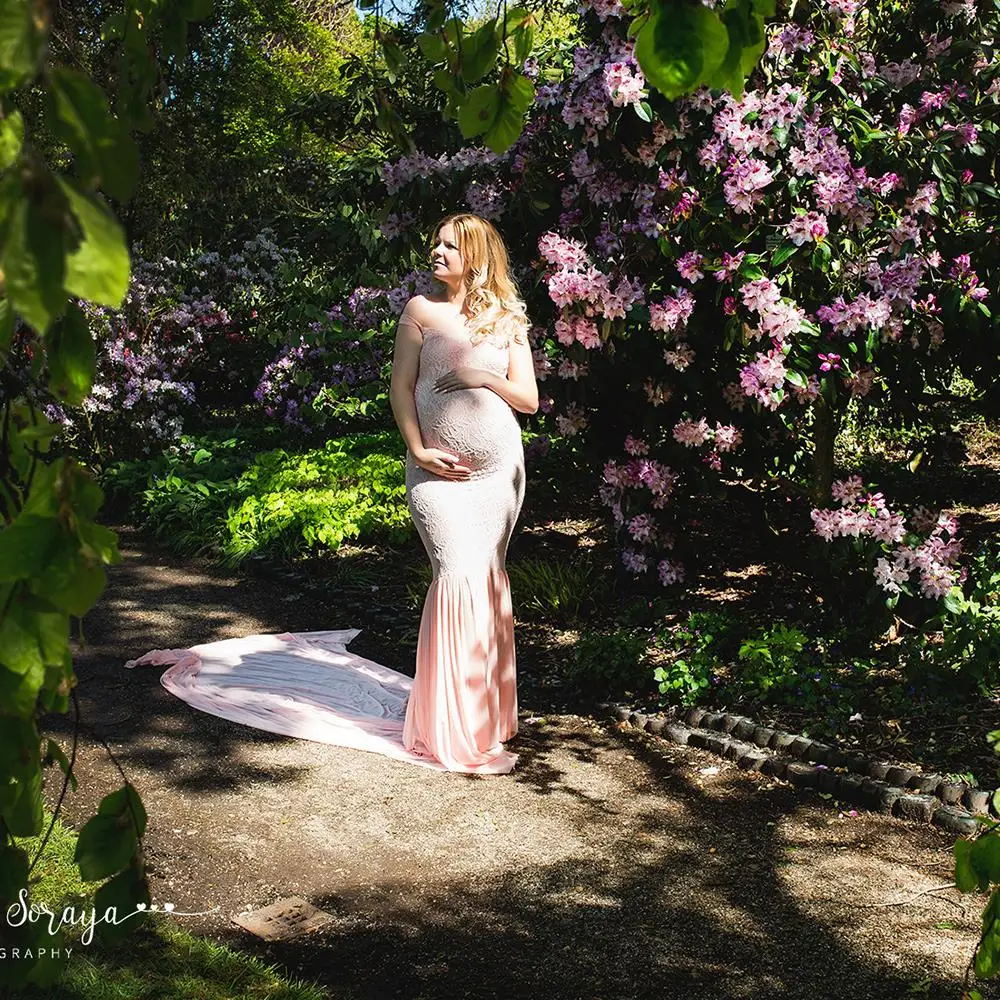 Новые сексуальные кружевные платья для беременных Don & Judy фотосъемки семейная