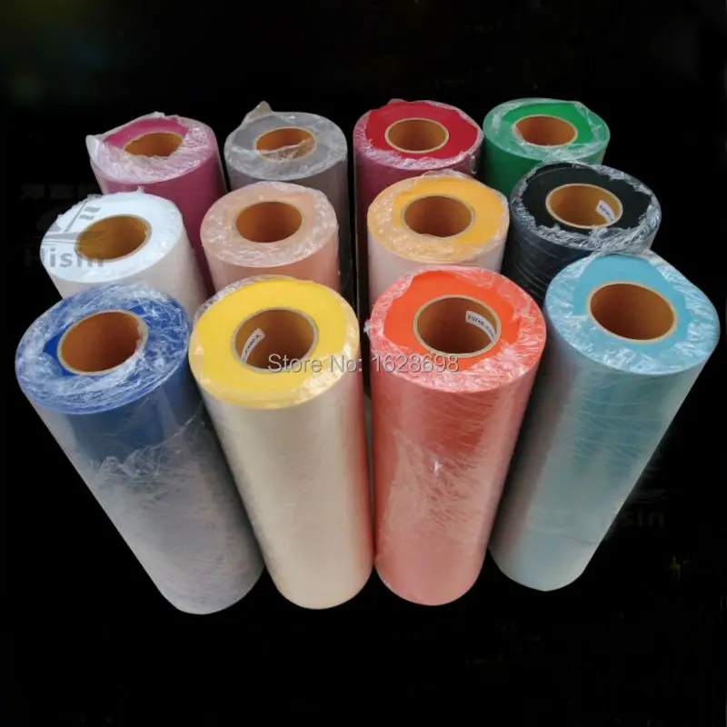 Новинка 12 цветов из флока винил для теплопередачи плоттера на одежду бесплатная