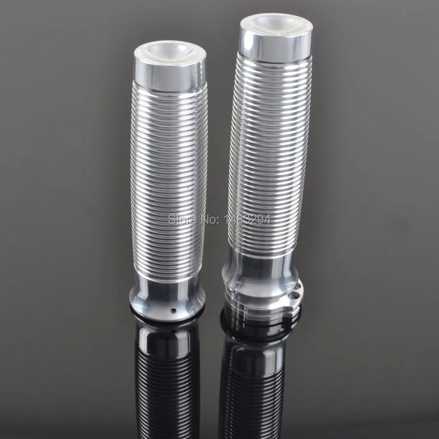 Серебристый алюминий 1 дюйм изготовленные на заказ грубые ручки для руля