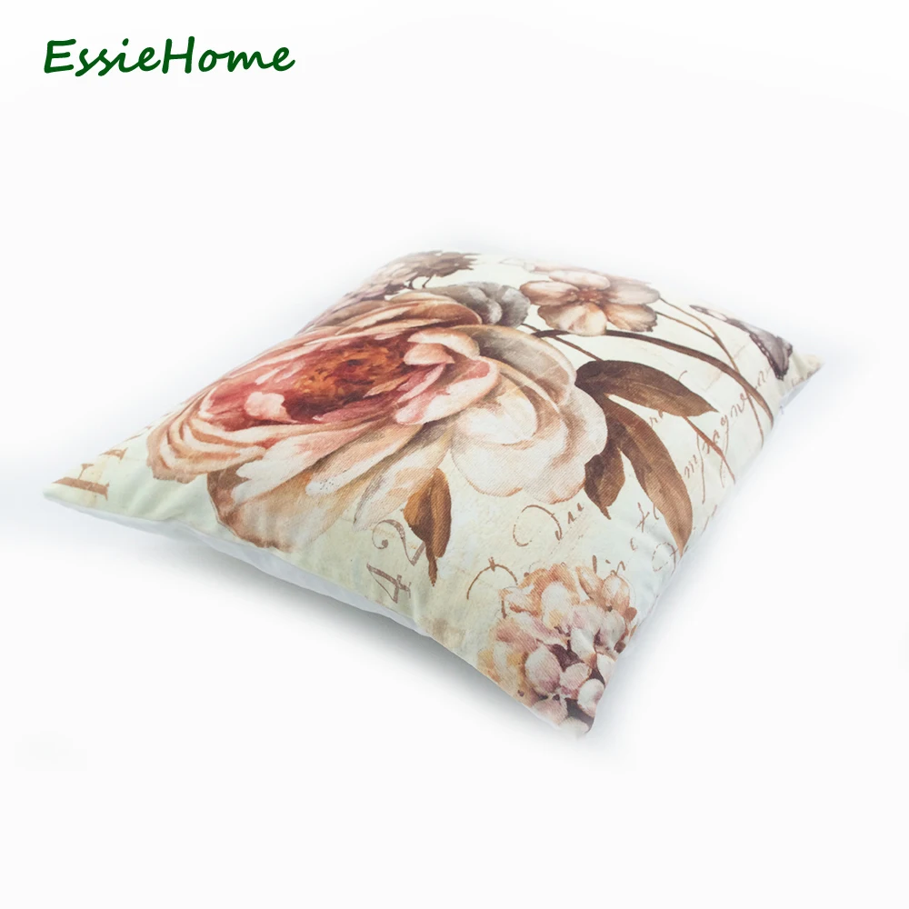 Essie Home мягкая Высококачественная бархатная цифровая печать винтажная роза