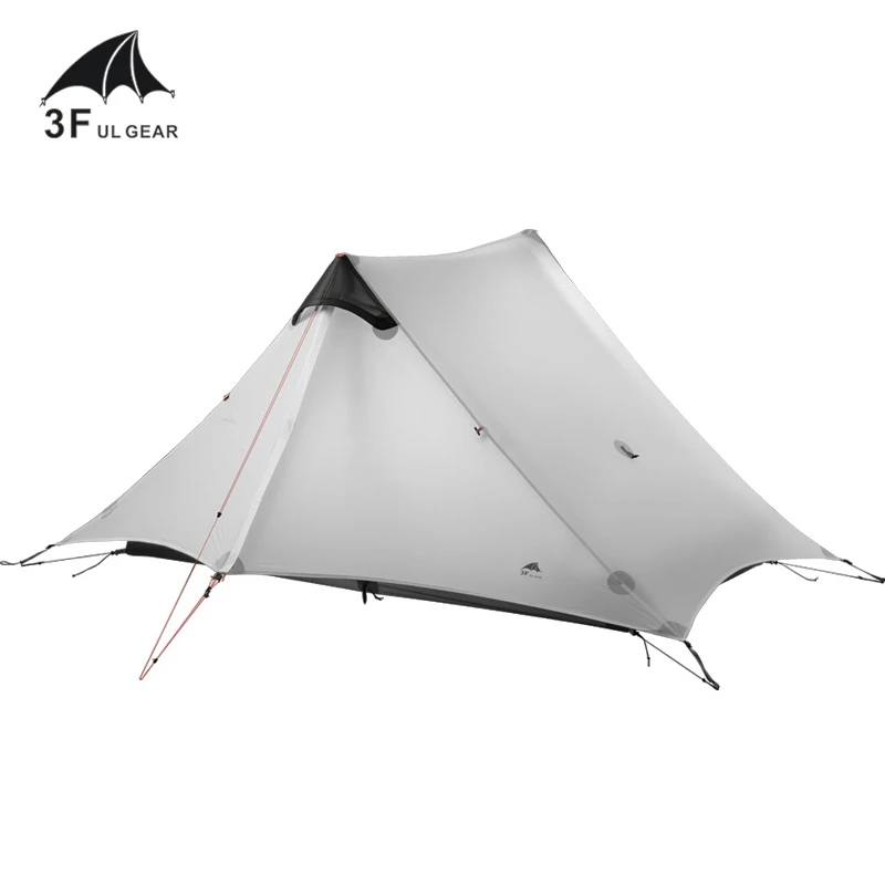 3F UL gear Lancer2 Сверхлегкий 15D с силиконовым покрытием 2 человек два человека альпинизмом палатка 3 сезона для кемпинга пешего туризма треккинга - Цвет: 15D 2 Person Gray