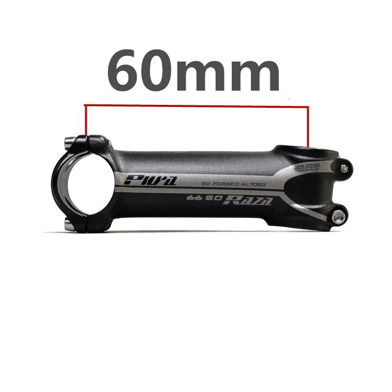 60mm puraraza легкий 3D 7050 алюминиевый сплав стержень для дорожного велосипеда MTB велосипедный подъемник 31,8*60/70/80/90/100/110 мм 6 градусов - Цвет: 60mm