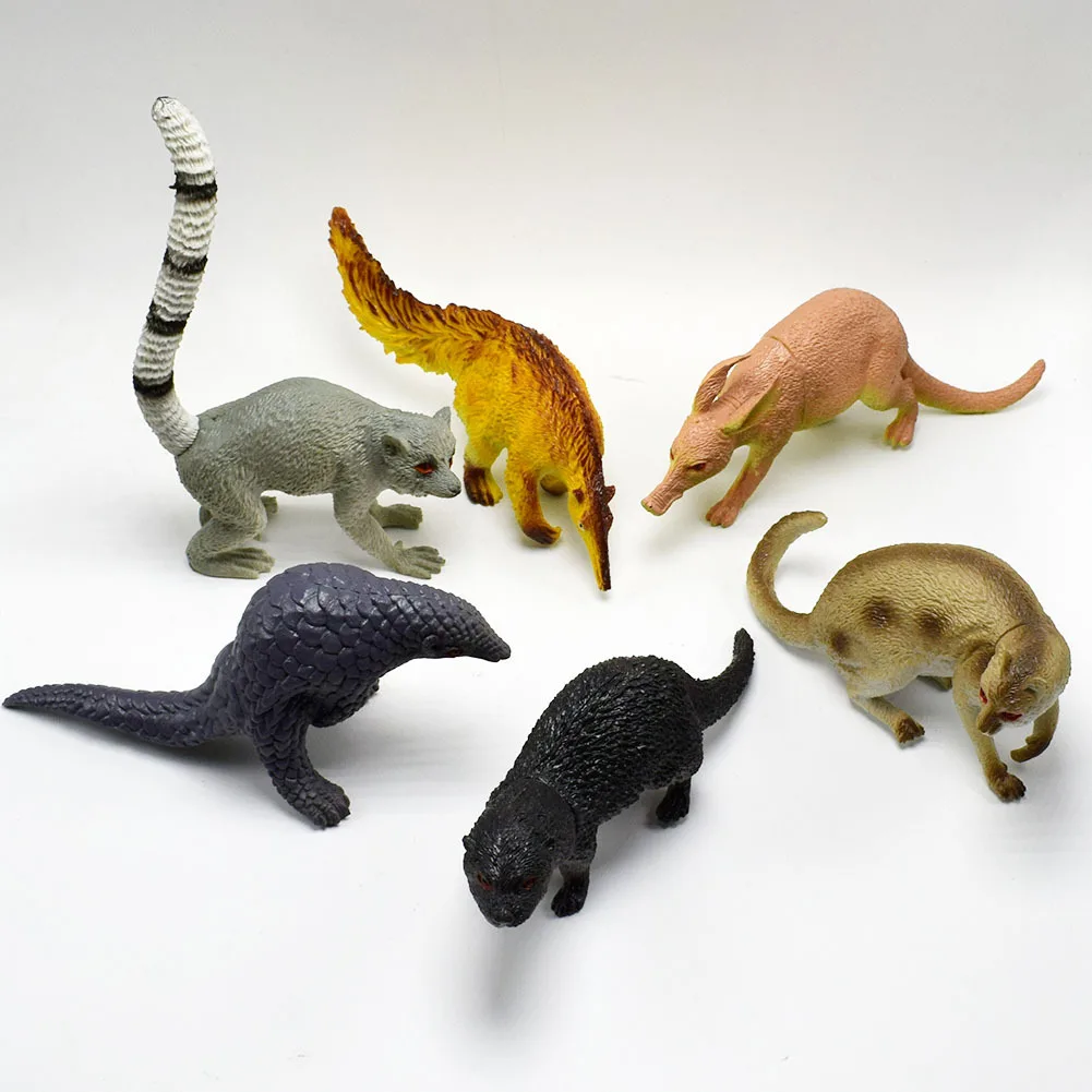 Оптовая продажа 5 комплектов 6 различных видов фигурок из ПВХ Редкие Дикие