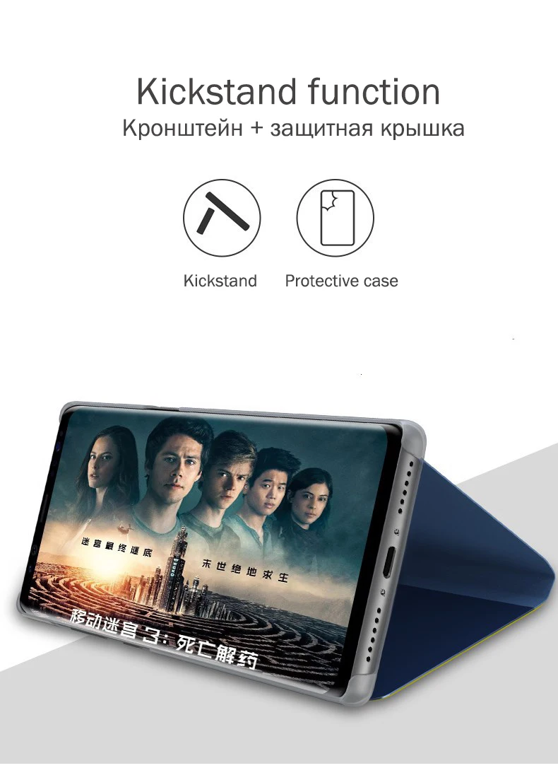 Для xiaomi redmi note 7, чехол Note 7 pro, легкий флип-чехол, кожаный чехол для Xiaomi Redmi 7, чехол, смарт-зеркальный чехол для телефона, оболочка