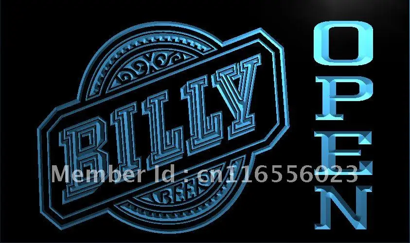

LA666-Билли Пиво открытый бар светодиодный неосветильник свет вывеска домашний декор ремесла