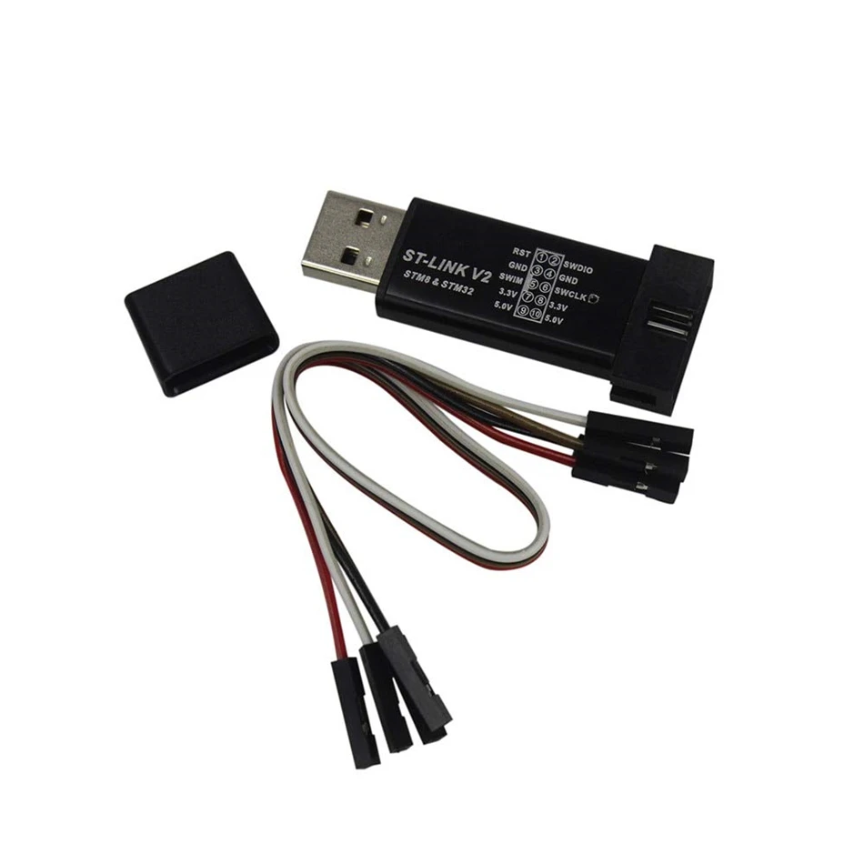 ST LINK Stlink Link V2 Mini STM8 STM32 симулятор загрузки программирования с крышкой кабель DuPont