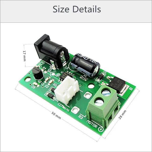 DC6 28V 12V 24V регулятор скорости двигателя PWM устройство управления переключателем 3A
