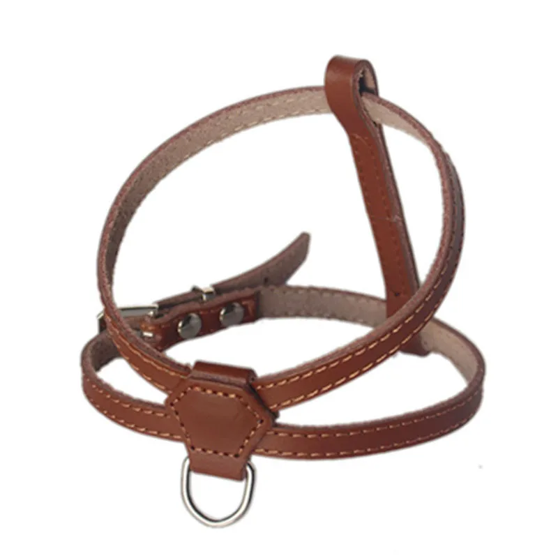 Adjustable Leather Dog Harness for Medium Dogs Durable Safety Control Walking Bull Collar Pet Products | Дом и сад