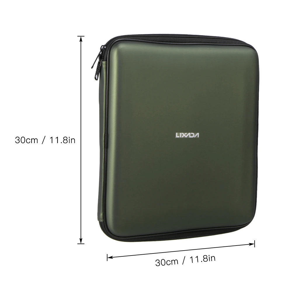 Lixada коробка для рыболовных снастей с подкладкой и сигнализацией клева чехол