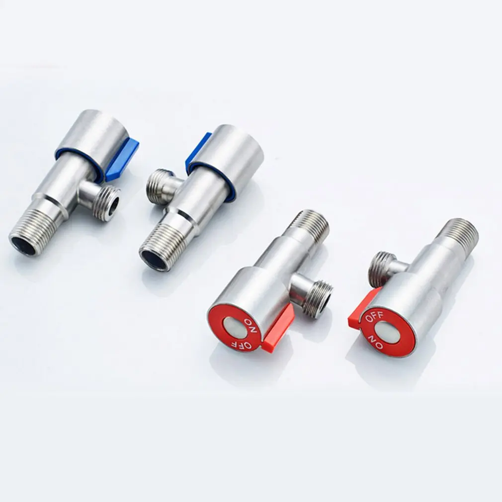 Треугольный клапан из нержавеющей стали 304 утолщенный взрывозащищенный для водонагревателя с специальным входом для унитаза.