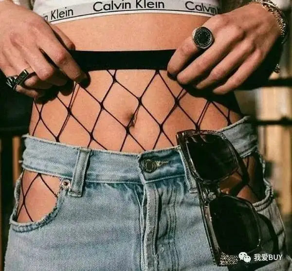 Женские ажурные колготки черные облегающие в сеточку для клубных вечеринок TT016