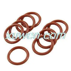 

10 x Red Silicone O Ring Oil Seals Gaskets Washers 22mm x 2 5mm