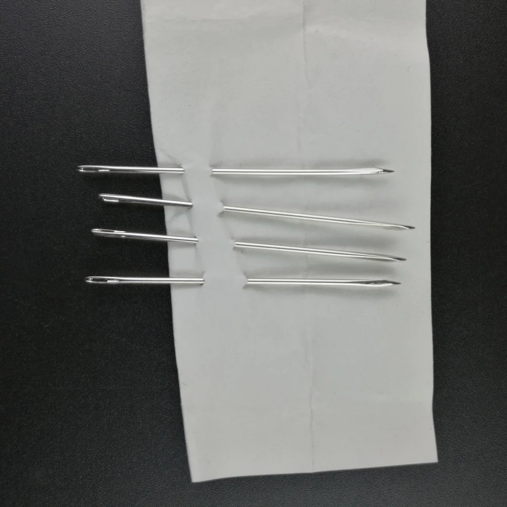 100 шт. швейные иглы для кожи 1 #4 7 см|sewing needles|leather needle sewingneedle sewing |