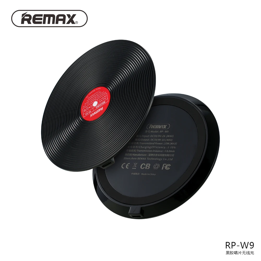 REMAX 10 W Qi быстро Беспроводной Зарядное устройство для iPhone X XR XS MaX 8 samsung Примечание S8