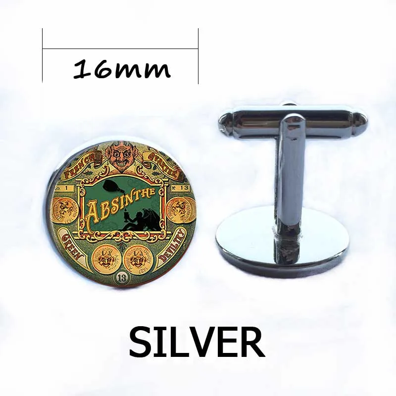 Ожерелье с зеленым дьяволом ожерелье для Хэллоуина в стиле стимпанк кабошоном на