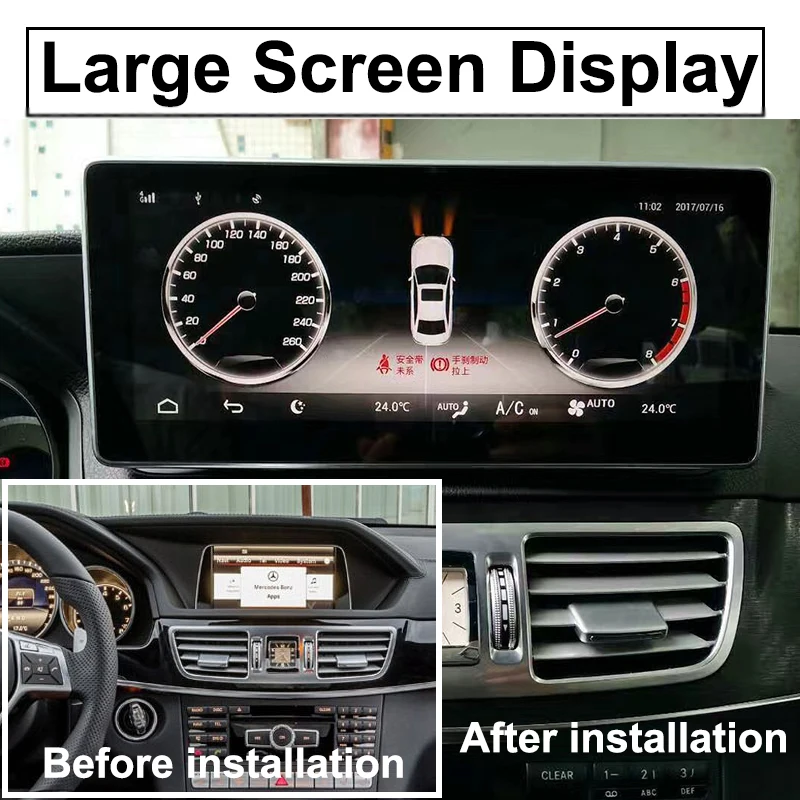 Liislee автомобильный мультимедийный плеер NAVI для Mercedes Benz MB C207 A207 2009~ двойная дверь автомобиля Радио Стерео gps навигация CarPlay