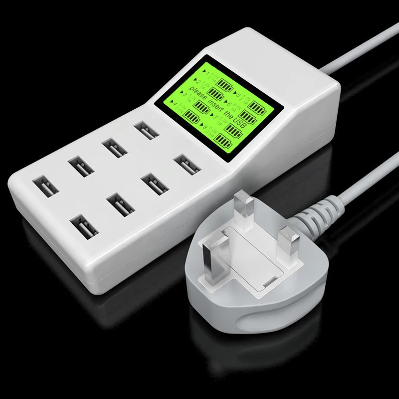 Leebote 8 портов USB зарядное устройство 40 Вт многопортовый USB адаптер питания универсальная USB розетка настенное настольное зарядное устройство для мобильного телефона MID MP5