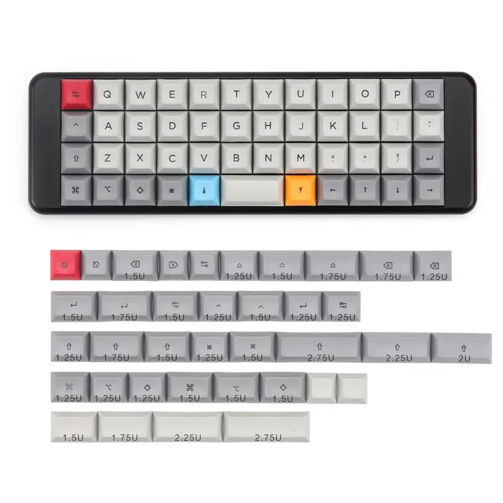 DSA 40 keycap A XDA 40 клавишные колпачки для Черри mx NIU 40 механическая клавиатура - Цвет: DSA 40 keycap A
