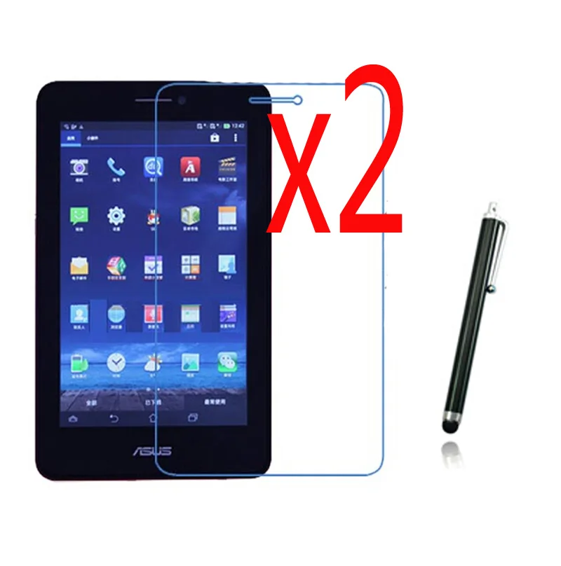 3в1 2x прозрачная защитная пленка для ЖК экрана + 1x Стилус Asus MeMO Pad HD7 ME175CG Fonepad 7 ME175 K00S