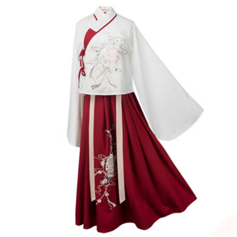 174 fangli Чжу Янь Традиционный китайский костюмы для женщин лотоса Вышивка Ming