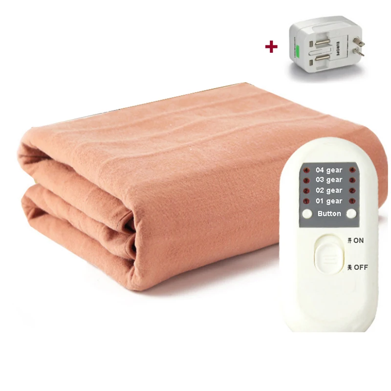 

Electric Blanket Heating Thicker Warm Mat Double/Single Body Warmer Couverture Electrique Carpets Handy Heated Thermostat Blanke