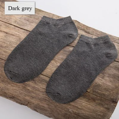 5 pairs Dark grey MWZHH новые летние дезодорирующие мужские носки из бамбукового волокна тонкие 10 цветов Harajuku высококачественные мужские носки для спорта на открытом воздухе Size39-43 - Цвет: 5 pairs Dark grey