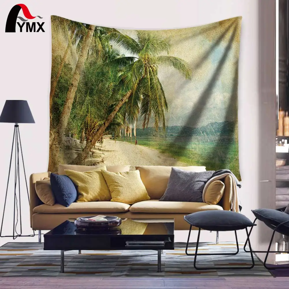 Качели Декор гобелен ручной работы пляж кокосовые пальмы дизайн ребенка хипстер