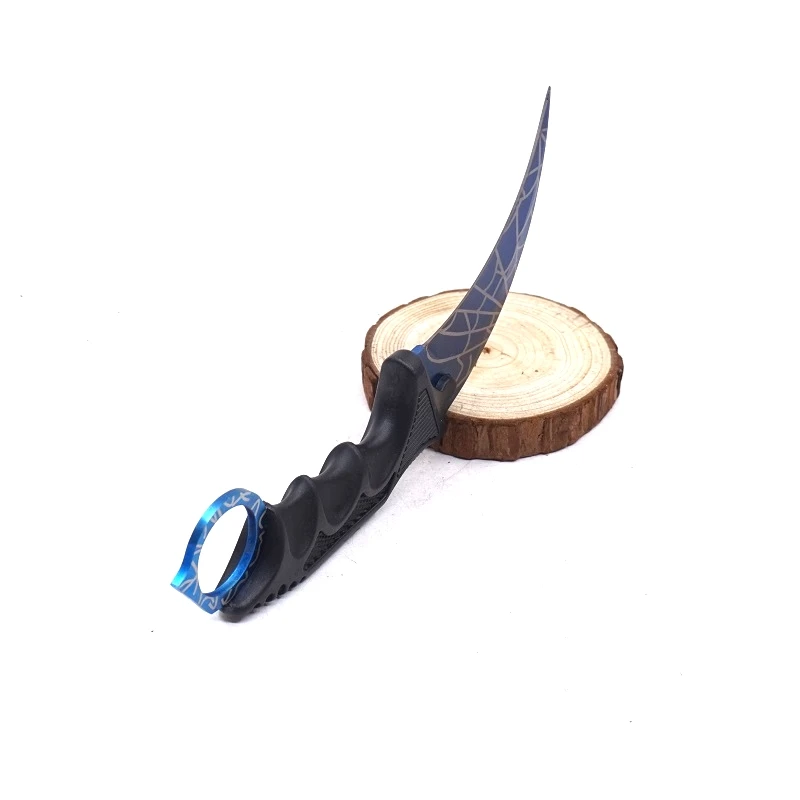 Karambit нож CS GO для обучения выживания карманный нож с фиксированным лезвием игровой коготь нож из нержавеющей стали для отдыха на природе EDC инструменты