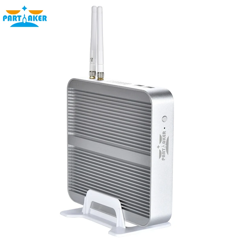 Причастник B1 Мини ПК Intel Core i3 5005U офисный компьютер 4K 300M WiFi HDMI VGA 6 * USB Gigabit Ethernet Windows 10