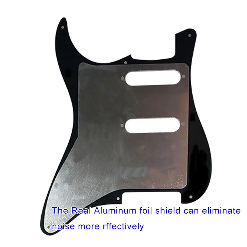 Pleroo пользовательские гитарные части-для ST Blank SS Pickguard 6 отверстия US Spec Strat No Bridge Pu