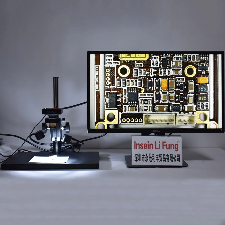 Промышленный видеомикроскоп 38MP 1080P 2K камера HDMI USB + большое рабочее расстояние