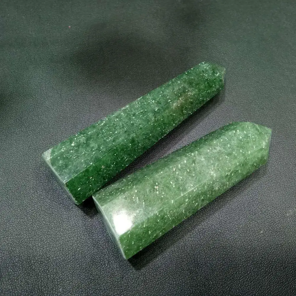 70g natural green strawberry quartz point polished tower healing wedding decoration | Дом и сад