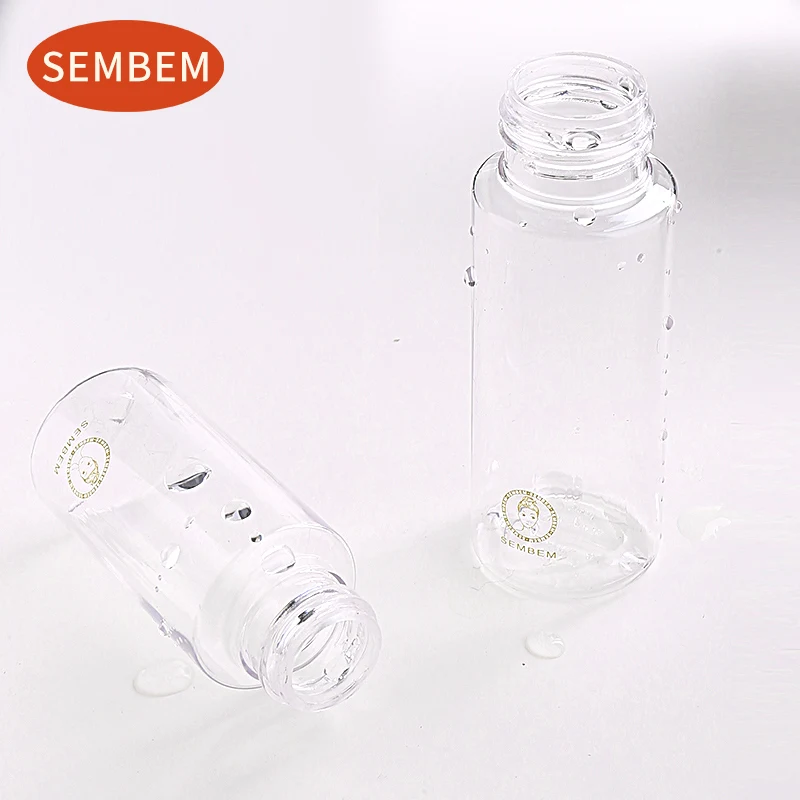 SEMBEM 2 шт 30 мл+ 50 мл косметические флаконы для путешествий PETG винтовая крышка многоразовый крем пустая пластиковая бутылка портативный косметический контейнер