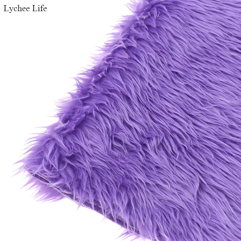 Lychee Life модная ручная работа имитация меха мягкая ткань женское плюшевое пальто