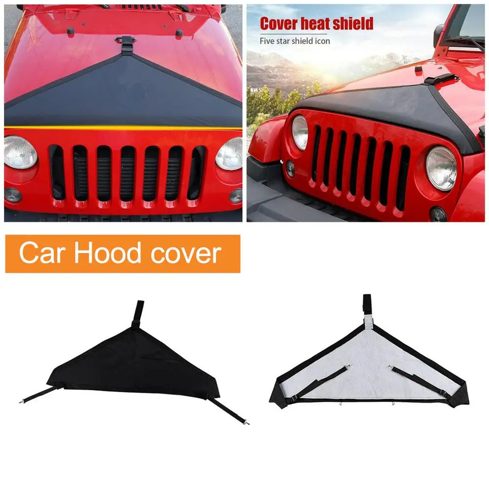Брезентовый капот двигателя для Jeep Wrangler TJ 1997-2006 наружная Защитная крышка