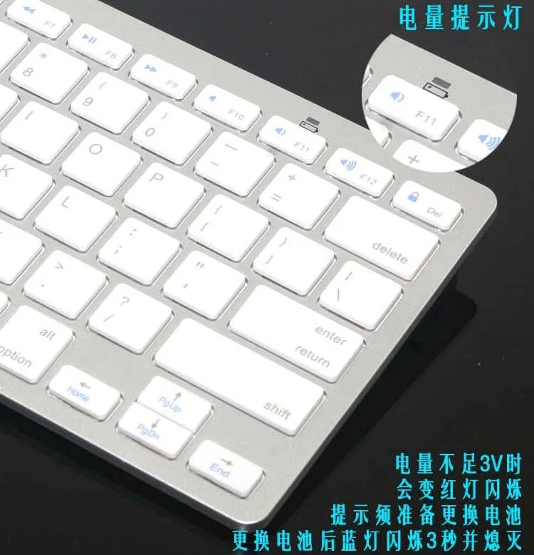 MAORONG торговая мини беспроводная Bluetooth 3,0 Клавиатура Для iMac 21,5 ''все в одном настольном компьютере для macbook ноутбука для ipad
